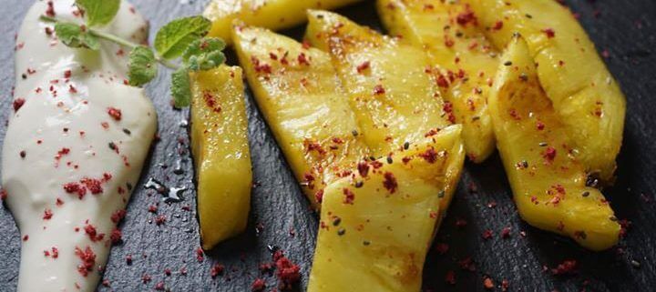 gegrillte Ananas