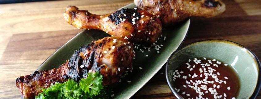Hähnchenkeulen Asia-Style