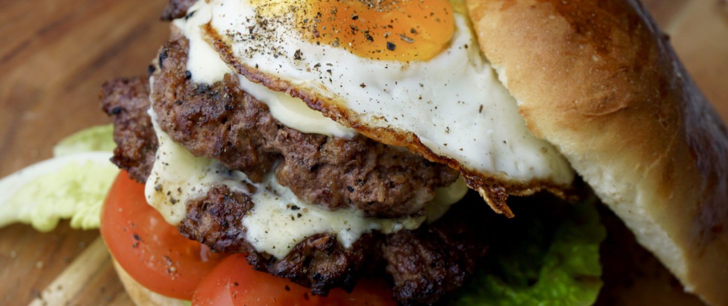 Gorgonzola Double Cheeseburger
