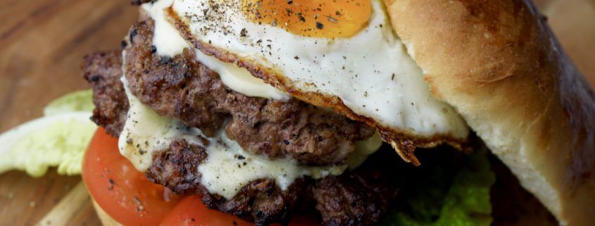 Gorgonzola Double Cheeseburger