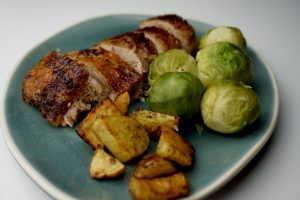 Ente von der Rotisserie