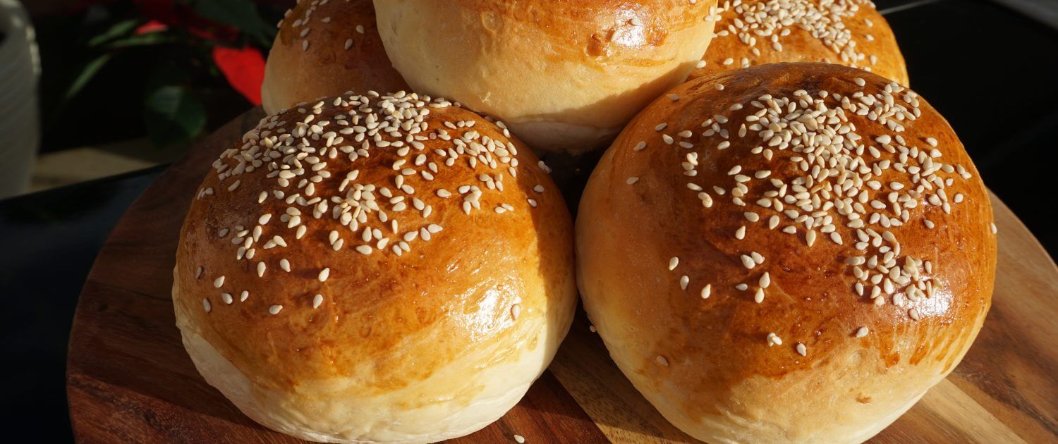 selbstgemachte Burger buns