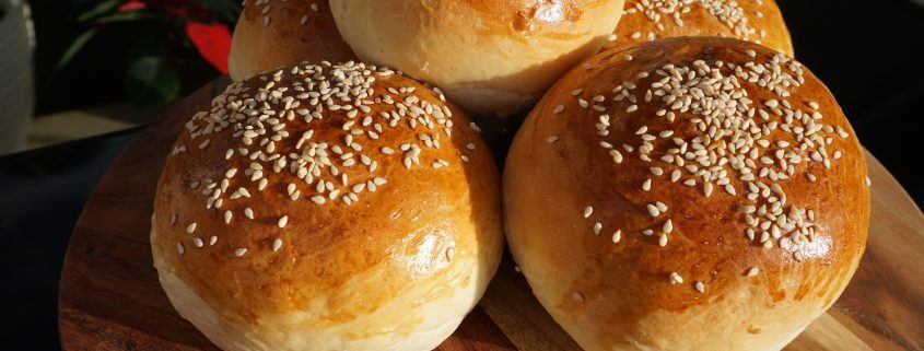 selbstgemachte Burger buns