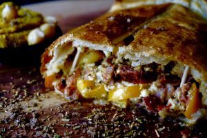 Blätterteigrolle griechischer Art