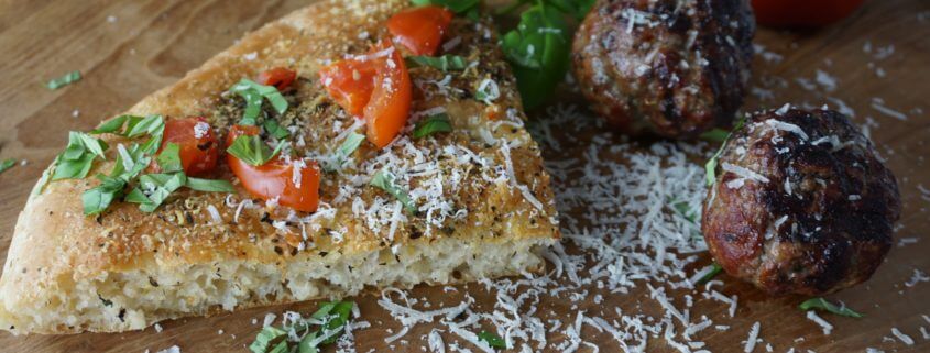 Selbstgemachte Focaccia