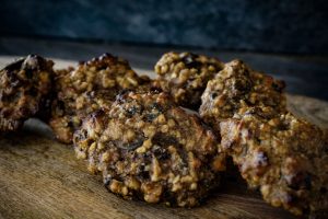 Nussbombe oder Nussecke