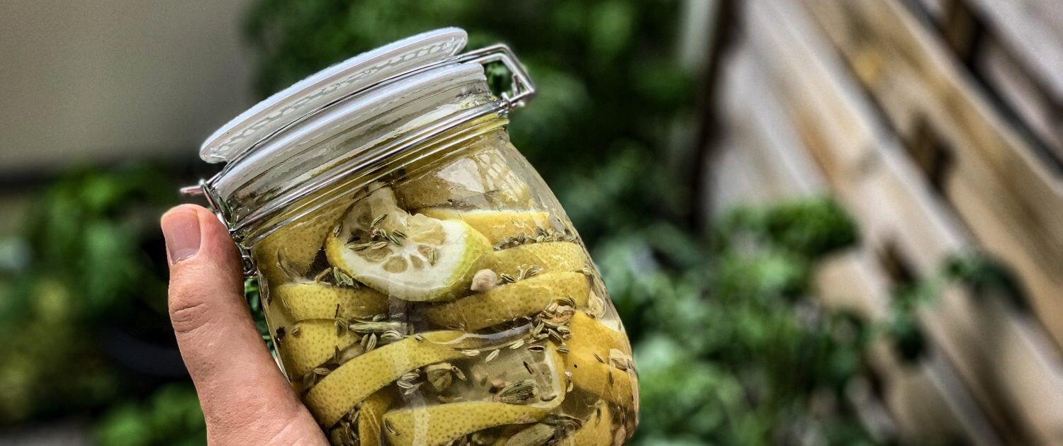 Eingelegte Gin Zitronen