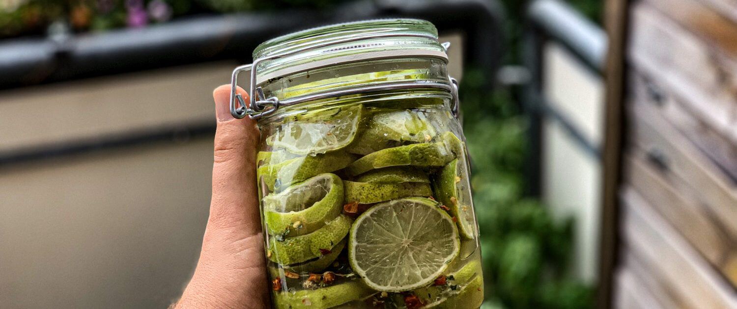 Eingelegte Limetten