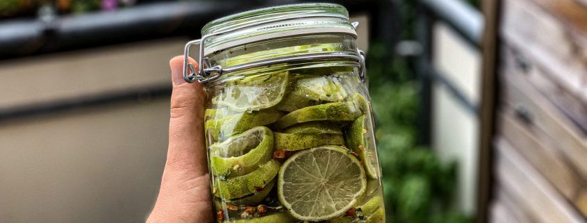 Eingelegte Limetten