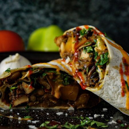 Veganer Burrito