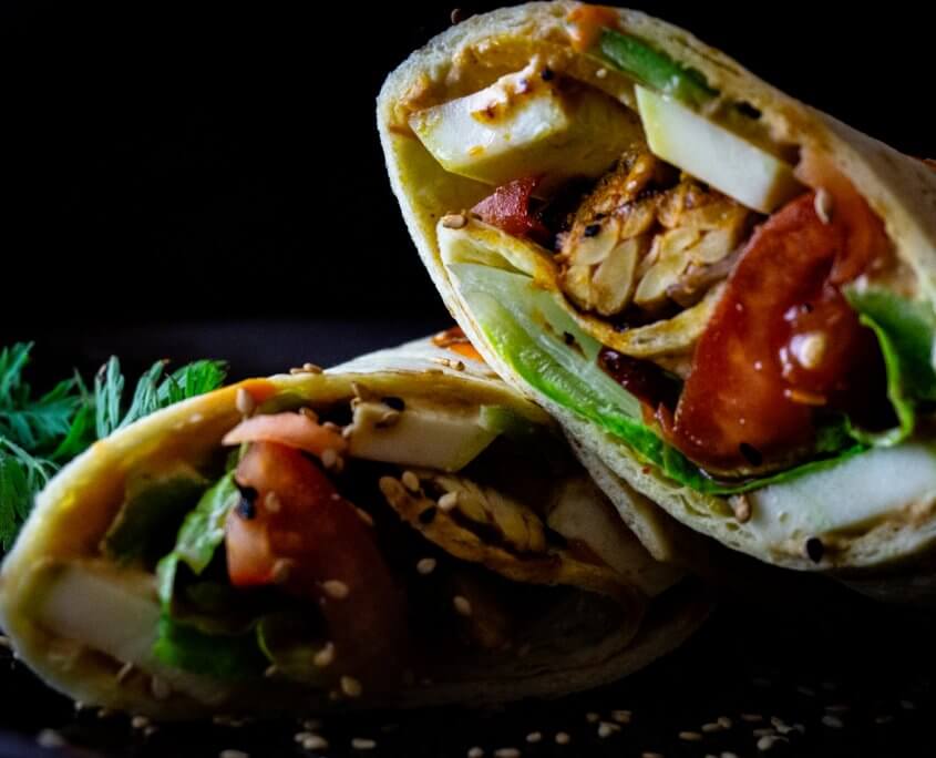 Tempeh Wrap Tempeh Wrap