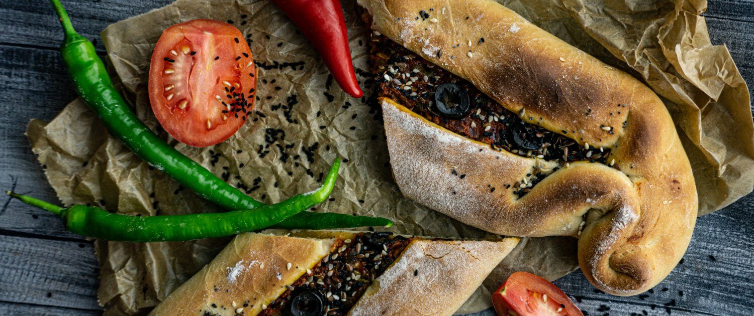 Türkische Pide (Vegan)