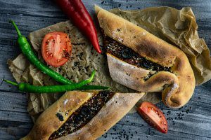 Türkische Pide (Vegan)