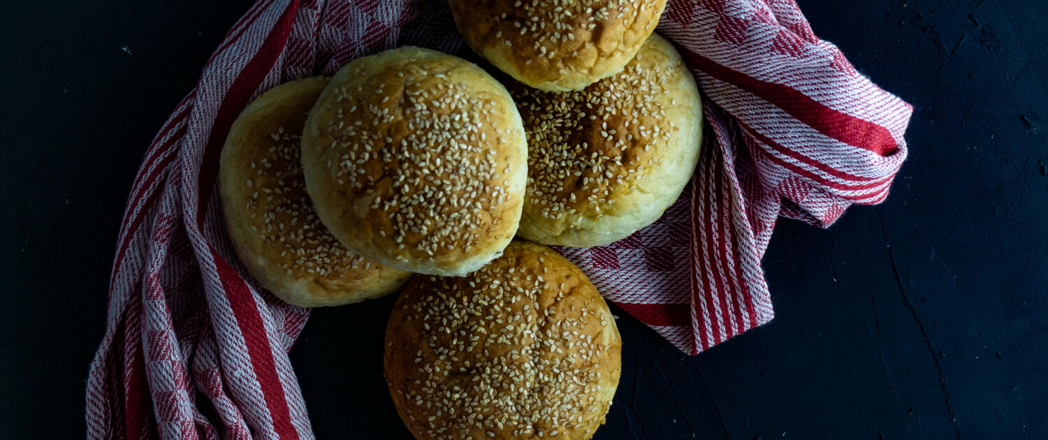 vegane Burgerbrötchen