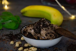 Nicecream Schoko Nuss Rezept