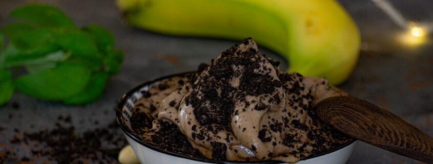 Nicecream Schoko Nuss Rezept