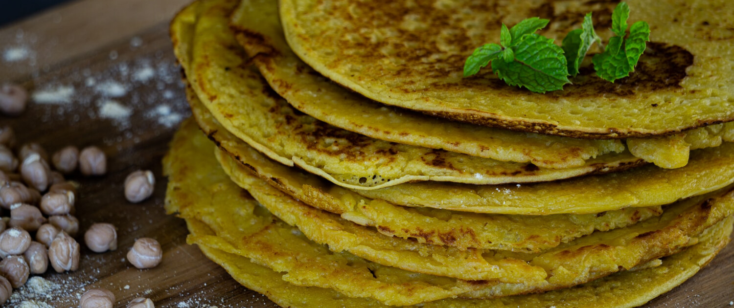 Kichererbsenmehl Pfannkuchen Rezept grillnations