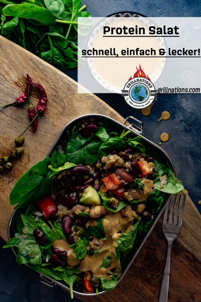 Protein Salat Rezept grillnations