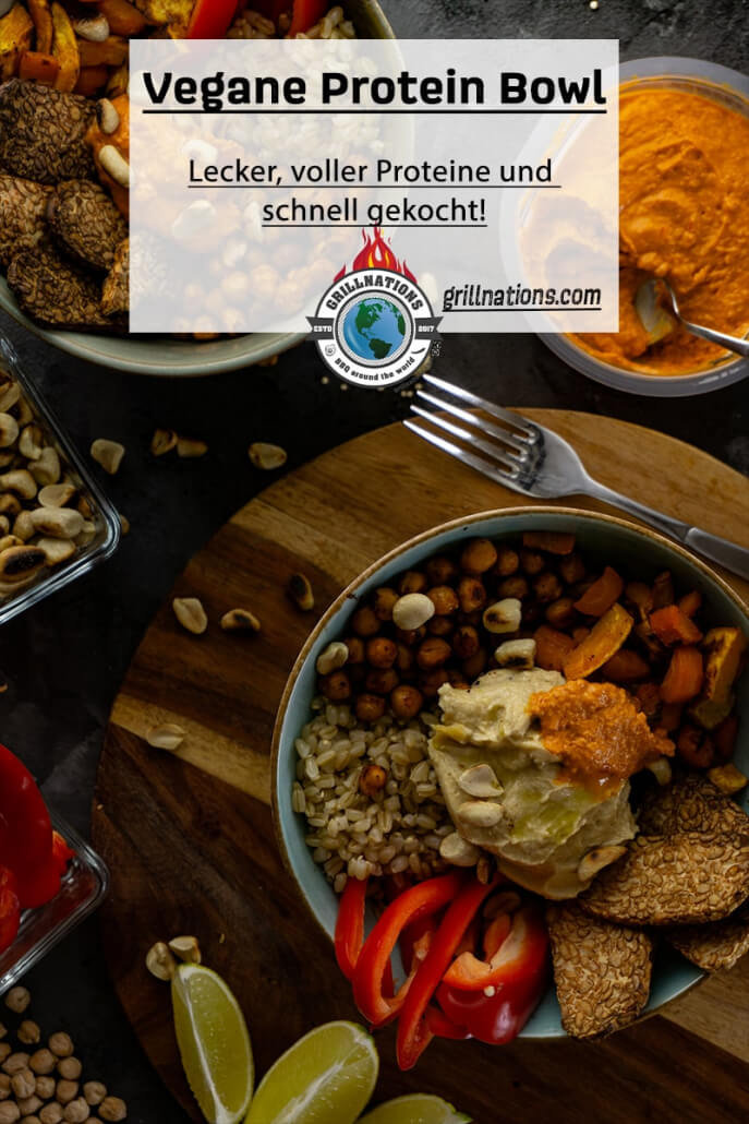 vegane Protein bowl grillnations Rezept vegane Protein bowl grillnations Rezept