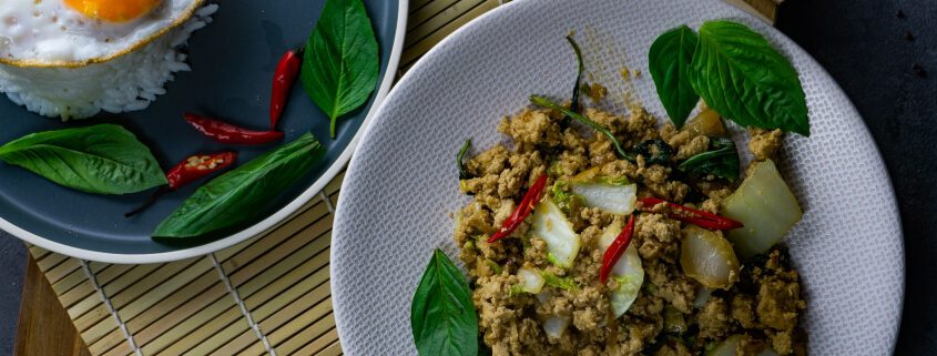 Pad Kra Pao Tofu Rezept grillnations