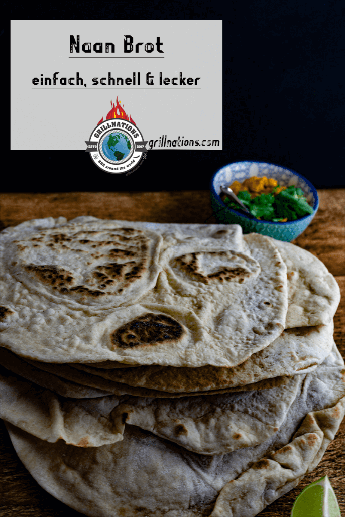 Naan Brot Rezept grillnations