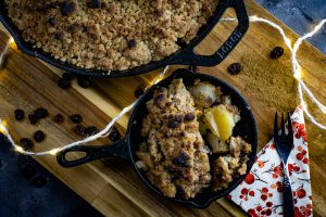 Apfel Crumble Rezept grillnations