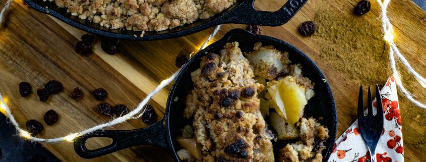 Apfel Crumble Rezept grillnations