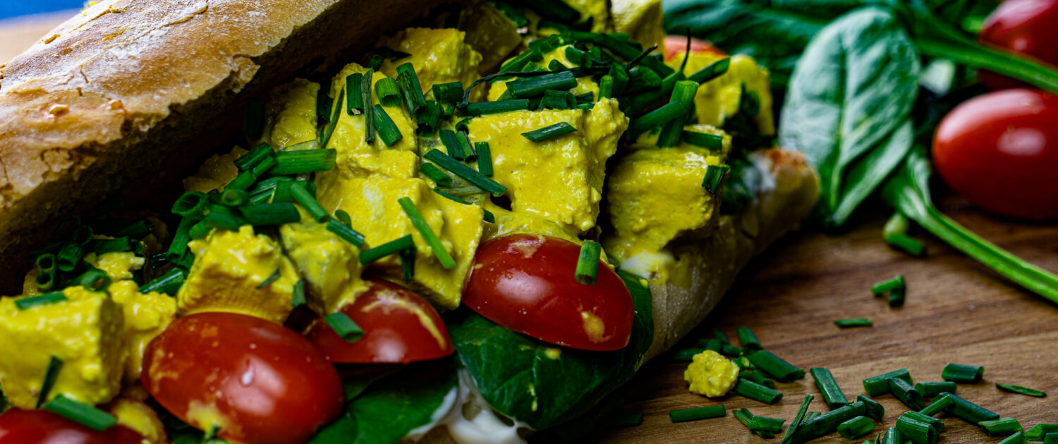 Veganes Eiersalat Sandwich grillnations