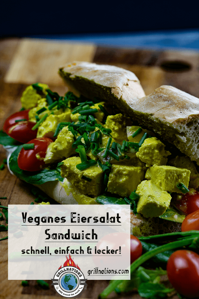 Veganes Eiersalat Sandwich grillnations Veganes Eiersalat Sandwich grillnations