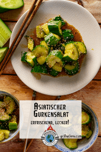 Asiatischer Gurkensalat grillnations