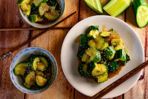 Asiatischer Gurkensalat grillnations