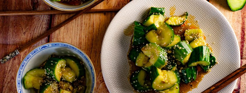 Asiatischer Gurkensalat grillnations