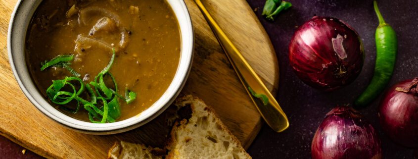 Zwiebelsuppe das Rezept