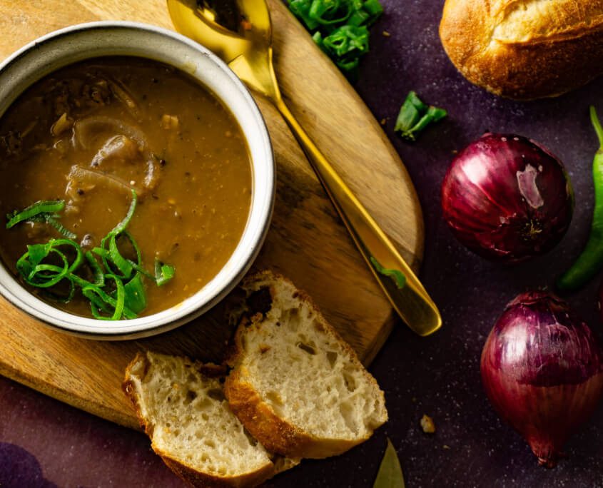Zwiebelsuppe das Rezept