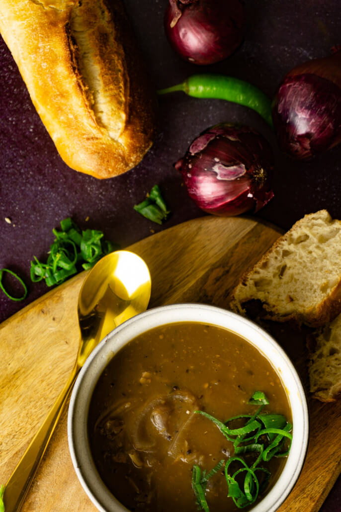 Zwiebelsuppe das Rezept