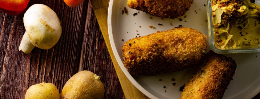 Vegane Gemüsekroketten Rezept