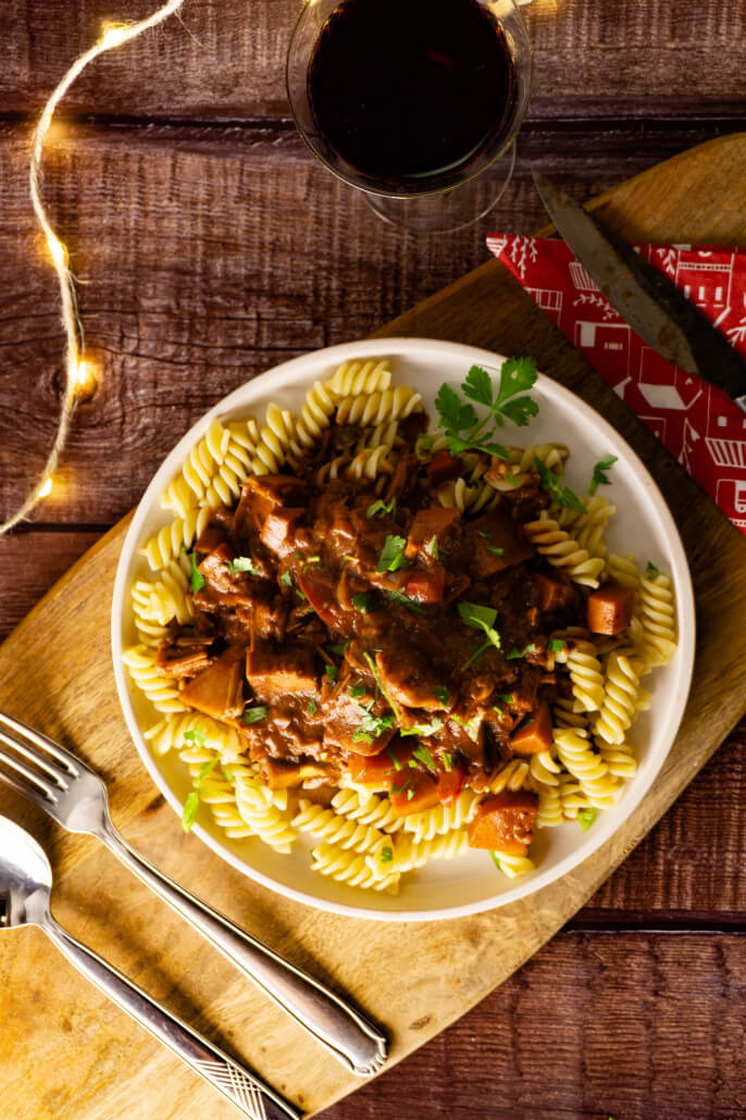 Veganes Gulasch Rezept