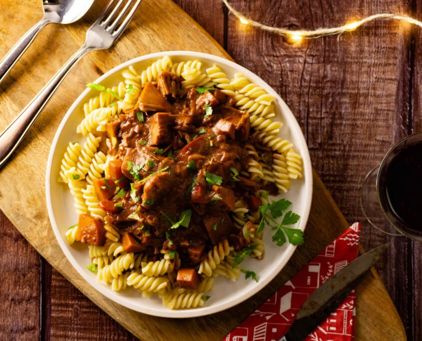 Veganes Gulasch Rezept