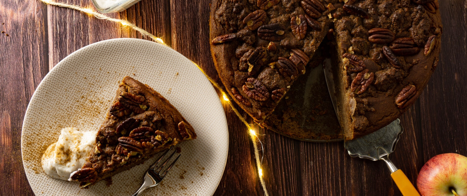 Veganer Apfel Ingwer Kuchen Rezept