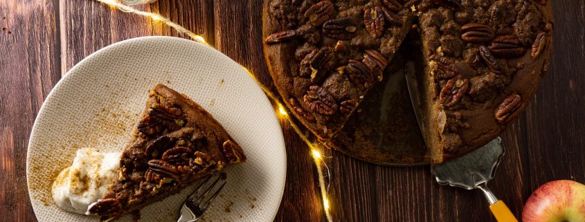 Veganer Apfel Ingwer Kuchen Rezept