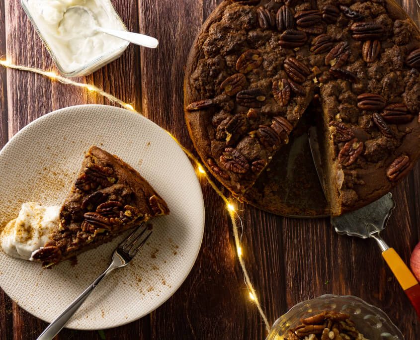 Veganer Apfel Ingwer Kuchen Rezept