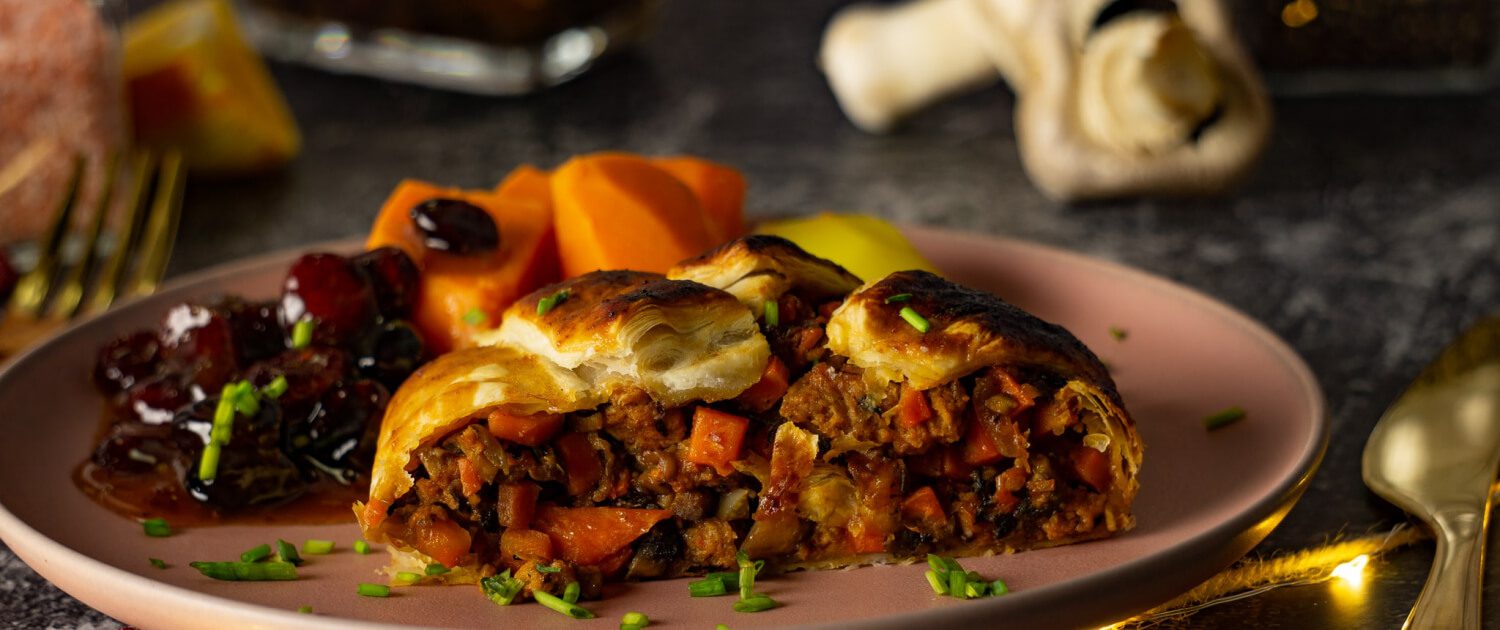 Hack Wellington vegan Rezept