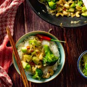 Gebratener Brokkoli mit Cashews grillnations