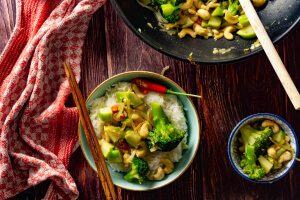 Gebratener Brokkoli mit Cashews grillnations