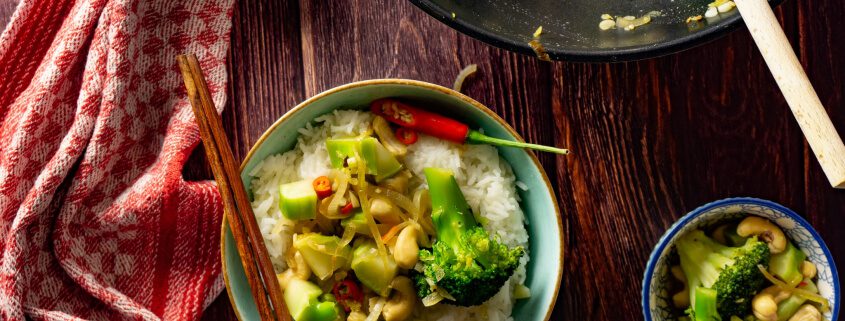Gebratener Brokkoli mit Cashews grillnations